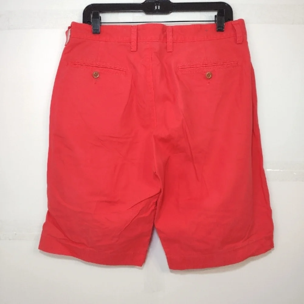J.Crew Men's Coral Shorts Flat Front Size (32.W)